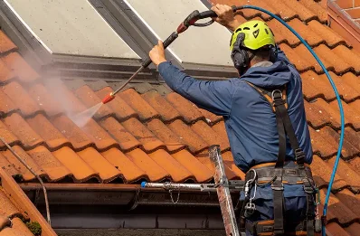 Démoussage et hydrofuge de toiture aux Pontets
